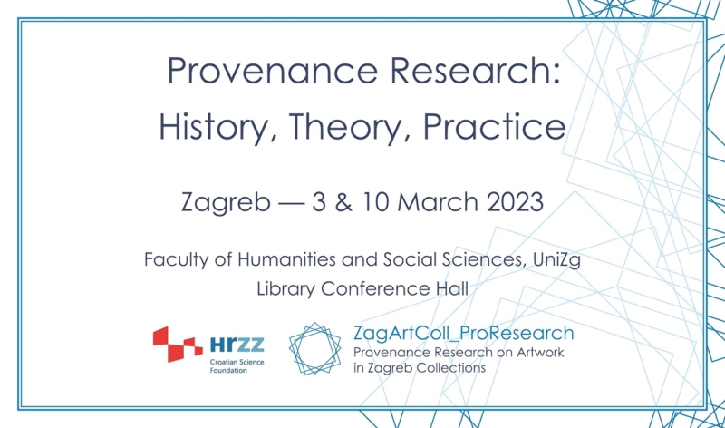 Međunarodna projektna radionica ''Provenance Research: History, Theory, Practice''